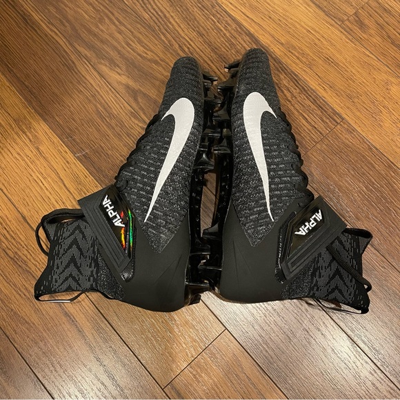 Nike Alpha Menace Elite 2 Flyknit Black AO3374-001 Men’s - Picture 5 of 9